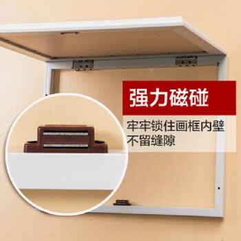 易品上掀式电表箱装饰画装饰箱客厅电闸开合式挂画中式画配电箱 DX196 60X80(可盖高50*宽70)