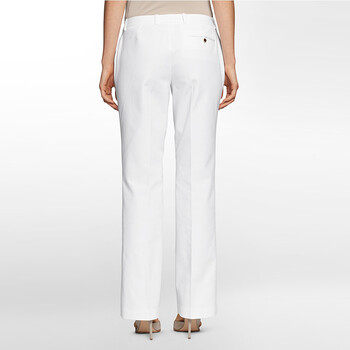 Calvin Klein/CK  新品 女士时尚纯色正装裤 西装裤 15240003 白色 1尺8