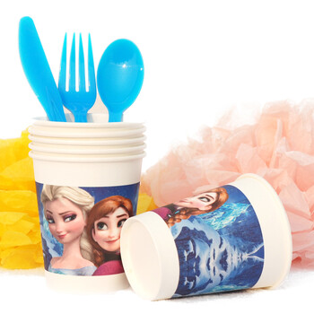 孩派Disney/生日聚会用品/生日派对用品/冰雪奇缘杯子6个