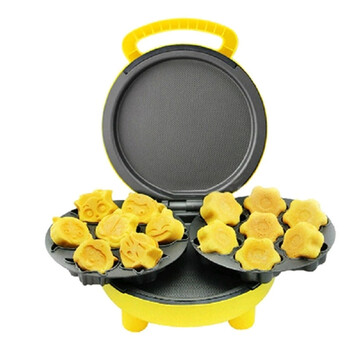 
                                        多功能电饼铛悬浮双面加热家用全自动迷你多功能蛋糕机 双盘+精选大礼包                