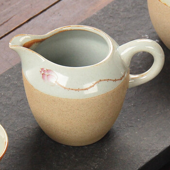 金镶玉 功夫茶具 荷意精陶套组  陶瓷茶壶茶杯公道杯整套