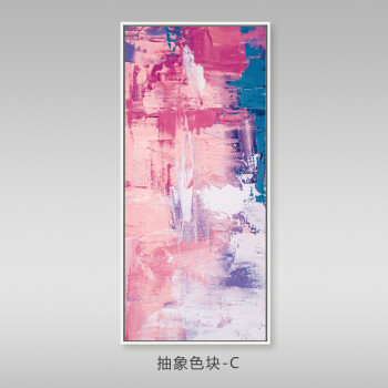 s6北欧风格油画抽象玄关装饰画客厅餐厅简约挂画壁画大型竖版款单幅sn