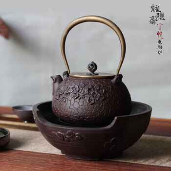 
                                        龙隐斋云龙老岩泥心悦电陶炉烧水煮茶铁壶银壶专用电磁茶炉                 