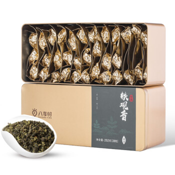 八享时安溪铁观音252克（浓香型） 茶叶礼盒  乌龙茶  茶叶 铁盒 品质礼盒