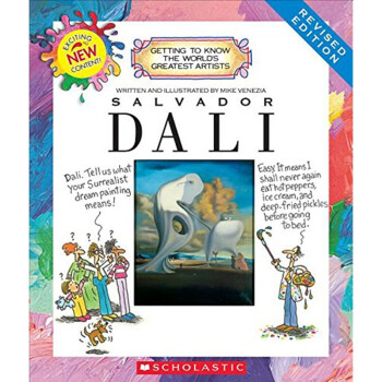 学乐我需要知道的伟大艺术家系列 达利 英文原版 Salvador Dali 当代艺术魔法大师 画家知识科普读物