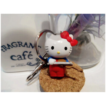 hello kitty钥匙扣钥匙圈挂饰汽车挂链可爱凯蒂猫挂件 图案随机发
