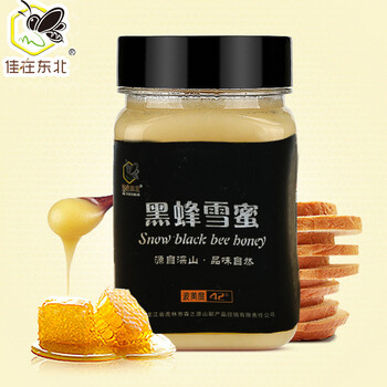 佳在东北 【京东配送】天然 长白山椴树雪蜜东北黑蜂蜂蜜 500g