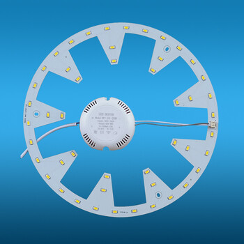 led吸顶灯改造灯板圆环形LED单灯led lamp光源节能超亮5050灯珠18w36w 5050芯片_50颗_ 10w直径14.2CM 白光6300K