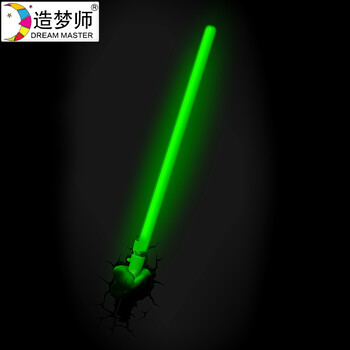
                                        造梦师星球大战尤达大师光剑灯具3D墙壁灯饰卧室个性LED 3D墙灯                