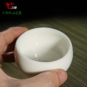 陈清宜/贰号德化建白瓷茶具陶瓷茶杯全手工限量/静莲杯 禅心杯