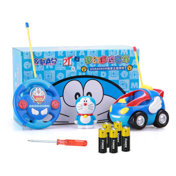 益米(yimi)哆啦a梦遥控车 儿童卡通遥控汽车赛车电动男孩玩具车模型