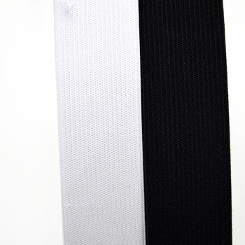 
                                                                                迈利达 宽松紧带  平纹扁宽黑白色弹力松紧带 服装织带 黑色 2.5cm宽一盘                