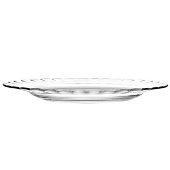 多莱斯 DURALEX3025A法国原装进口钢化玻璃透明色餐盘20.5cm（6个装）