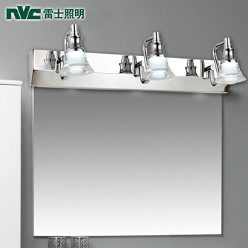 雷士照明 NVC LED镜前灯 卫生间灯 浴室灯 镜柜灯具 EMB9003 长480mm防水防雾LED6W白光3头
