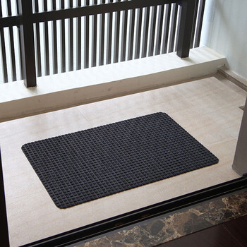 
                                        
                                        力九和 双向条纹防滑垫吸水地垫玄关门垫90x120cm深灰                