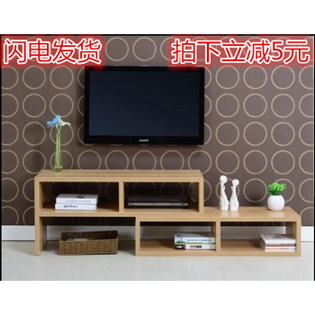 简易电视柜书柜一体伸缩多功能小户型迷你超窄省空间组合 2.