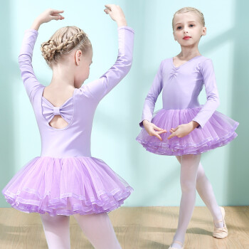 宾娜诗(binnashi) 儿童舞蹈服夏季短袖女童芭蕾舞裙小
