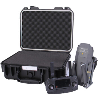 锐玛（EIRMAI）R100 适用大疆御Mavic Pro Mavic1 & 2无人机手提箱数码多功能收纳箱仪器仪表器材箱 黑色