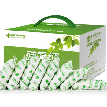 
                                        太阳花sunflower 硅藻纯除甲醛新房装修除味去甲醛 室内用硅藻纯 (28包)2100g送2个甲醛检测盒                