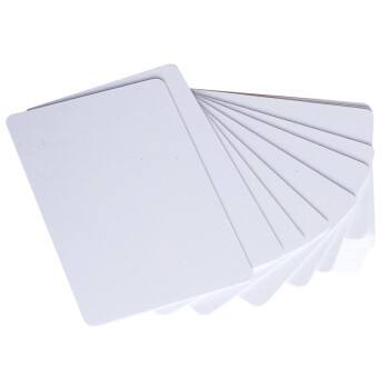 骆谱（LUOAPP） PVC白卡证卡打印机打印卡IDIC卡员工卡会员卡人像卡 PVC白卡50张(无芯片)
