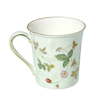Wedgwood Wild Strawberry野草莓骨瓷敞口马克杯 单只装 混合色 300ml