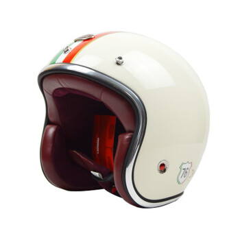 BEON 摩托车头盔 电动车半盔 安全帽玻璃复古