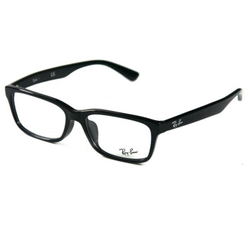 【官方授权】Ray-Ban 雷朋 黑色板材光学眼镜架 5296D 2000 55MM