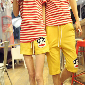 <em>舞</em>新 2014夏季<em>情侣</em>装 大嘴猴<em>情侣短裤</em> 500- K0