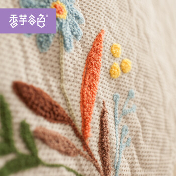 香芋谷色 沙发巾套装欧式高档沙发巾通用布艺沙发半盖布美式乡村沙发靠背巾 银灰色 150cm*72cm大双人沙发巾
