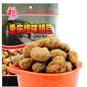 老虹福 重庆怪味胡豆 重庆特产坚果炒货 零食小吃 休闲兰花豆辣蚕豆