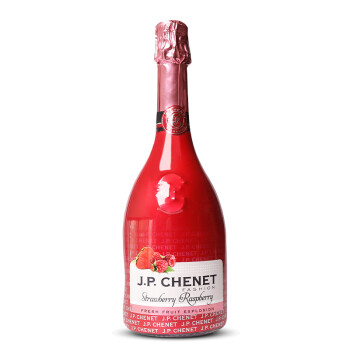 香奈（J.P.CHENET）草莓覆盆子香起泡酒 750ml 法国原瓶进口葡萄酒
