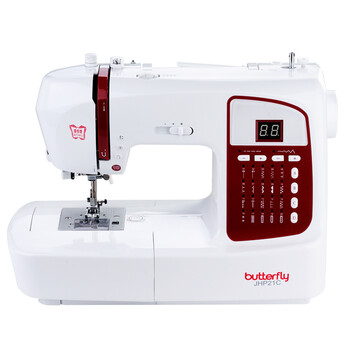 蝴蝶牌 Butterfly 家用多功能电动缝纫机JHP21C