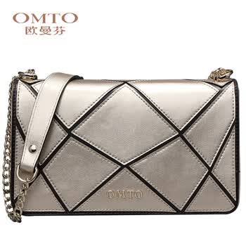 <em>omto</em>真皮<em>女包</em>单肩包 夏季链条小包斜挎包 欧美