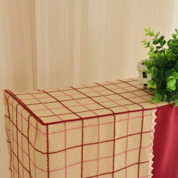 
                                        佳尔美空调罩柜机简约风格布艺防尘罩 红色 170*50*30cm                