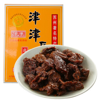 津津苏州特产 卤汁豆腐干辣味180g/盒高蛋白素食卤味小吃中华老字号