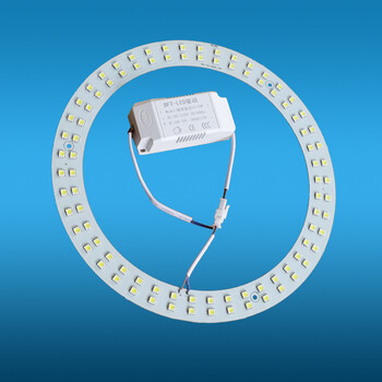 led吸顶灯改造灯板圆环形LED单灯led lamp光源节能超亮5050灯珠18w36w 5050芯片_50颗_ 10w直径14.2CM 白光6300K
