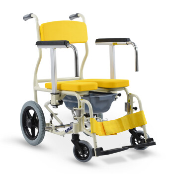 河村日本轮椅 沐浴用轮椅洗澡椅坐便椅老人孕妇坐便器ks12 ks12绿色