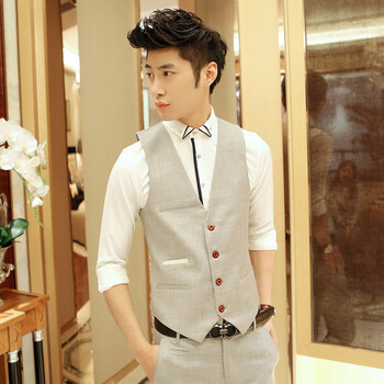 <em>格蓝凯</em>(GELANKAI) 男装 2014夏装新款纯色西