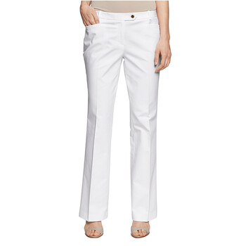Calvin Klein/CK  新品 女士时尚纯色正装裤 西装裤 15240003 白色 1尺8