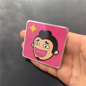 内涵段子车贴 金属段子车贴 汽车轿车个性车贴3d立体巨友专属车标