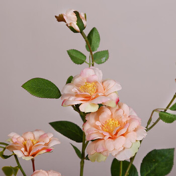 上善若水 仿真花月季摆件 家居装饰品假花绢花客厅整体花艺7069 月季花(粉色)
