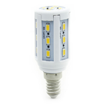 SCOE LED家用灯高亮玉米灯水晶灯拉尾灯日亚芯片E14螺口5730芯片5W 220V伏 E14螺口玉米灯5W 一只 正白光