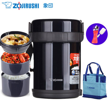 
                                        象印（ZO JIRUSHI） 保温饭盒SL-GG18进口不锈钢真空便当盒保温桶1.8L 配原装包                