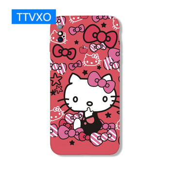 x手机壳7凯蒂猫6splus防摔i8保护套可爱kitt 苹果7plus/8plus hello