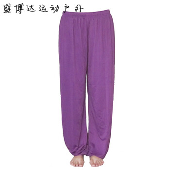 太极服冰丝太极裤练功裤大码男女款灯笼裤太极拳春夏秋季瑜伽裤服
