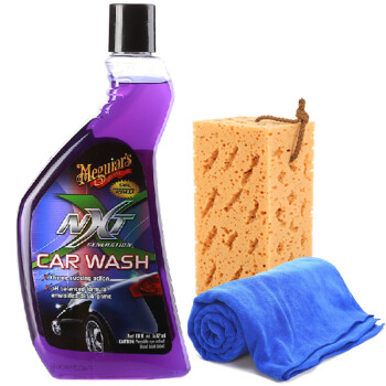 3M 美光洗车液 浓缩汽车香波泡沫洗车清洗剂 洗车液532ML标准三件套