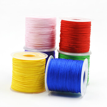 
                                                                                迈利达 台湾72#尼龙蒲公英佛珠线绳 珠宝线 手工DIY手绳编织线0.8mm 浅蓝一卷                