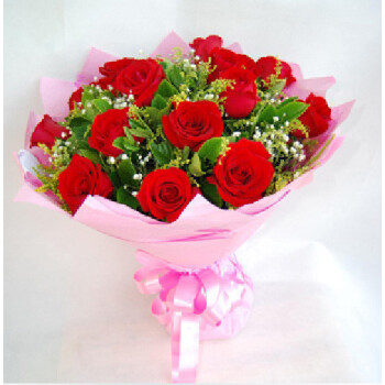 (深夜花园)乐之恋红玫瑰北京鲜花速递上海南京花店广州成都重庆杭州
