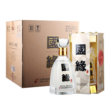 国产白酒 今世缘白酒 今世缘国缘系列 42度500ml 国缘