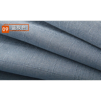 纯色沙发布料面料 加厚沙发布料 棉麻布料粗布布料粗麻布 9#蓝灰色